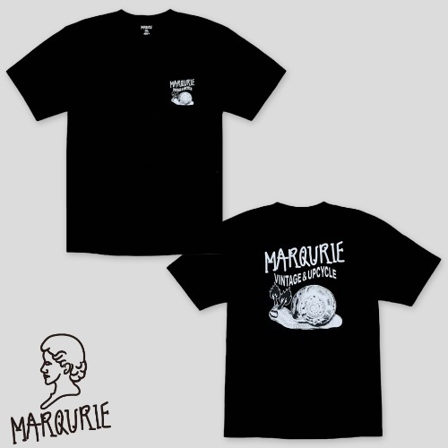 말퀴리 블랙 플레임 달팽이 반팔 티셔츠