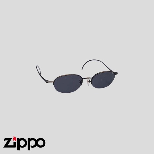 지포 ZIPPO 블랙 메탈 라운드 선글라스
