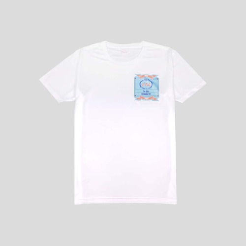 빈티지 화이트 로드레이스 2012 기념 프린팅 기능성 반팔 티셔츠  SIZE L