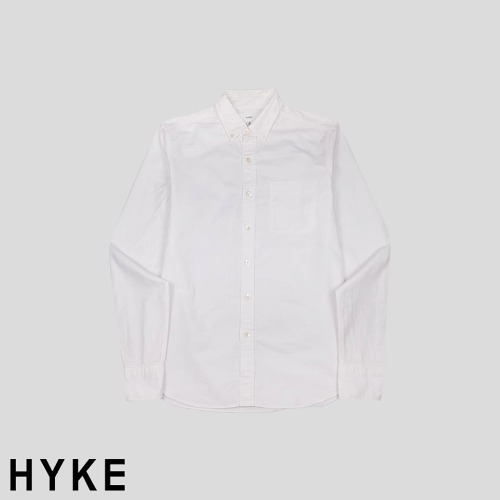HYKE 하이크 화이트 심플 포켓 코튼 셔츠 MADE IN JAPAN  SIZE WOMENS M