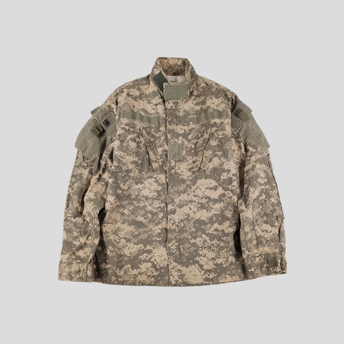 빈티지 미 육군 디지털 카모패턴 밀리터리 립스탑 컴뱃 셔츠 유니폼 전투복 SIZE M