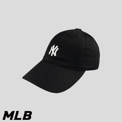 MLB 엠엘비 블랙 뉴욕양키즈 코튼 볼캡 모자 SIZE FREE