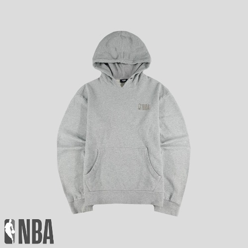 NBA 엔비에이 그레이 솔리드 스웻 후드 티셔츠 XL