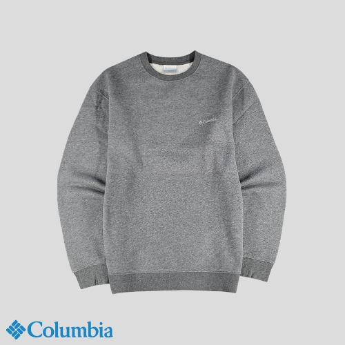 콜롬비아 콜럼비아 딥그레이 톤톤로고 코튼 혼방 스웻 기모 맨투맨 티셔츠 M