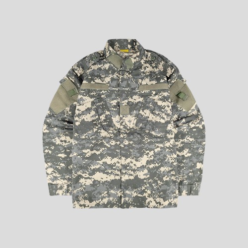 US ARMY 미군 디지털 카모패턴 립스탑 전투복 컴뱃 남방 bdu 셔츠 L