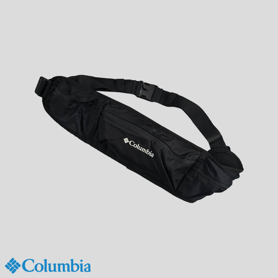 컬럼비아 콜롬비아 블랙 로고 힙색 웨이스트백 보조가방